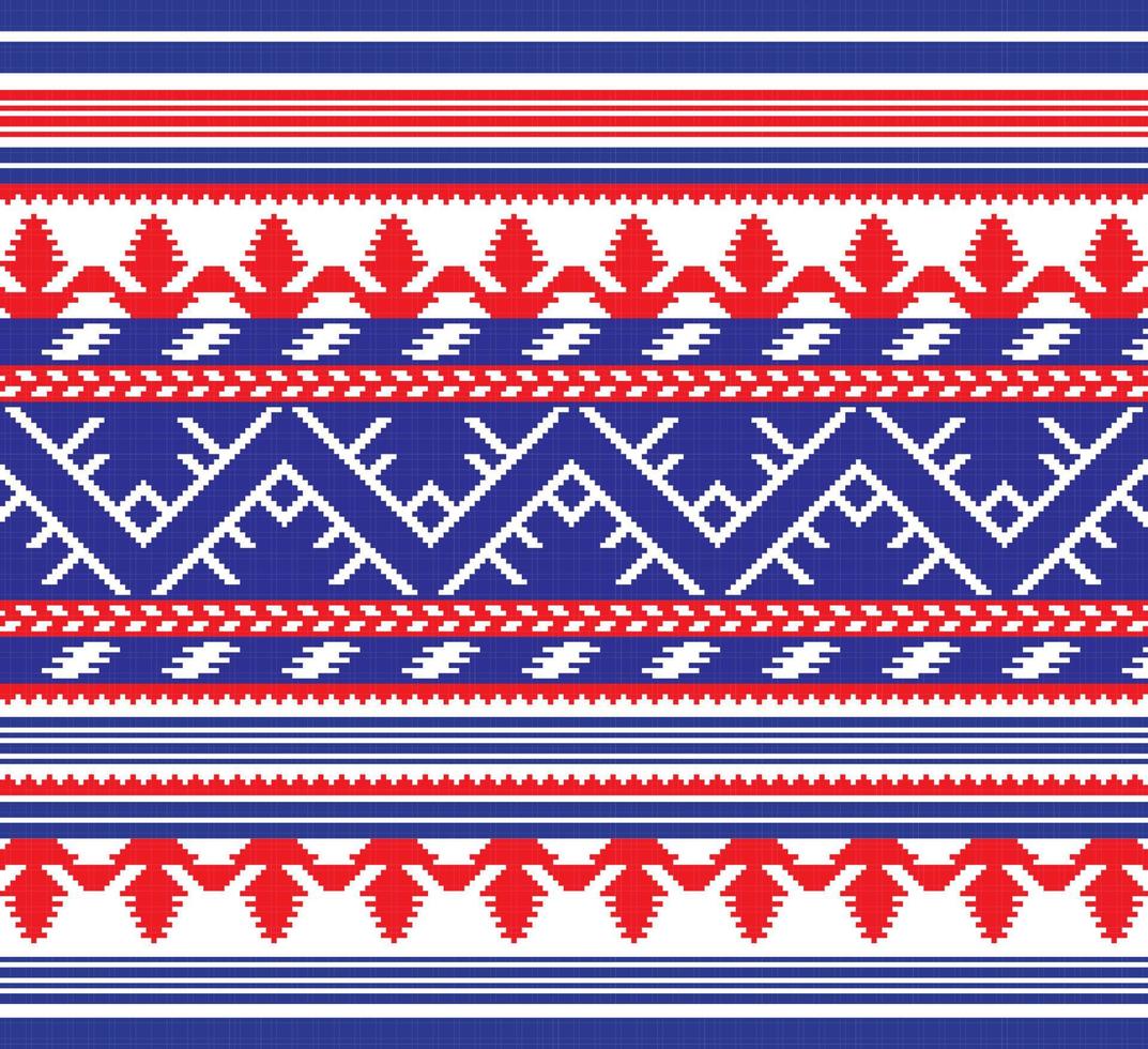 Set of Ethnic ornament pattern in different colors vector