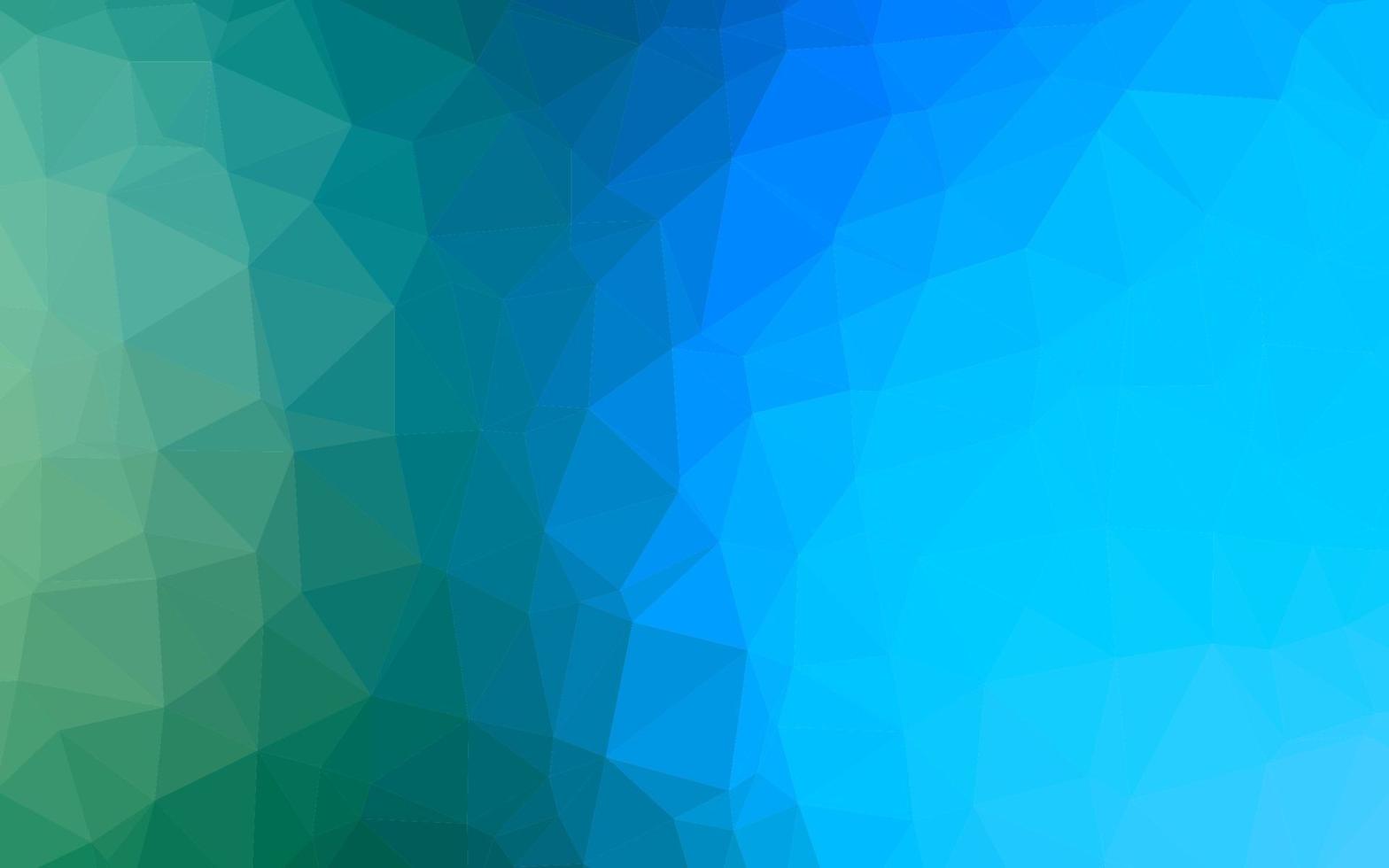 Light Blue, Green vector abstract mosaic backdrop.