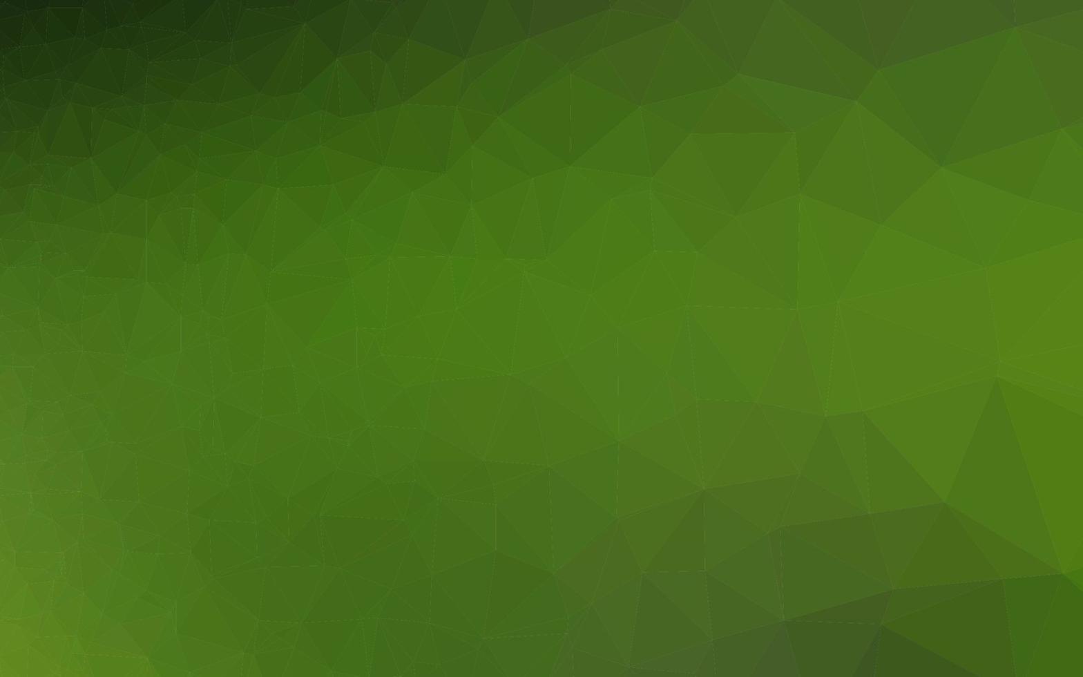 Light Green vector polygonal background.