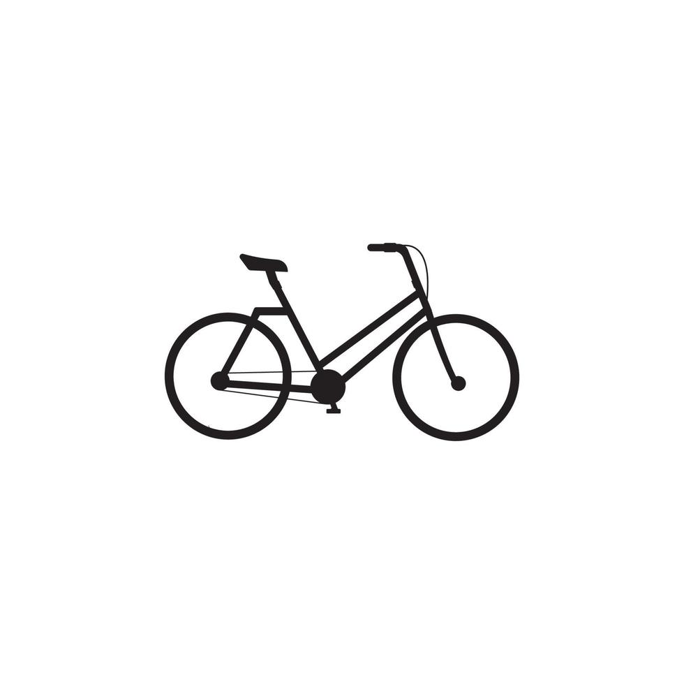 logotipo de icono de bicicleta, diseño vectorial vector