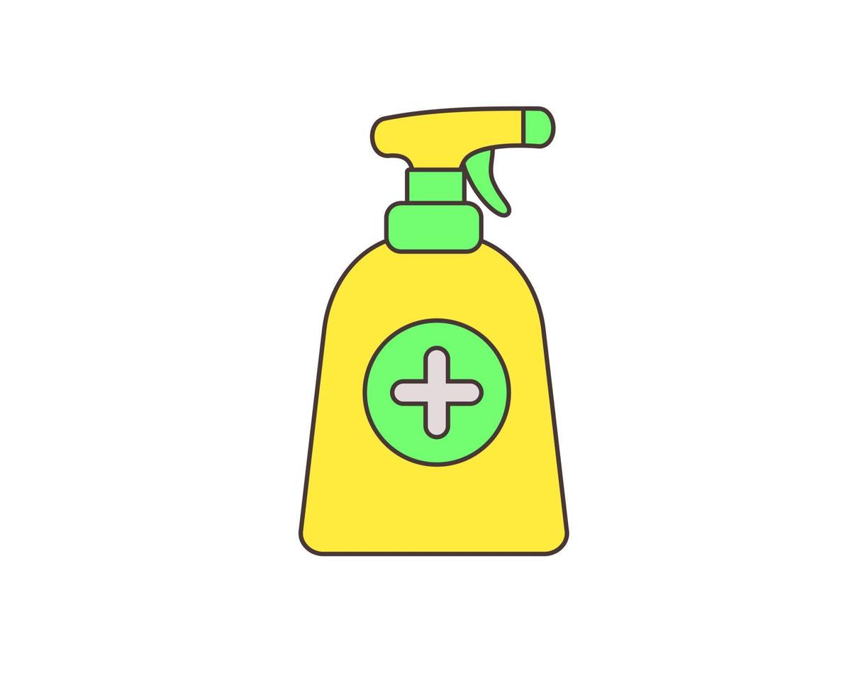 disinfectant hygiene design vector isolated