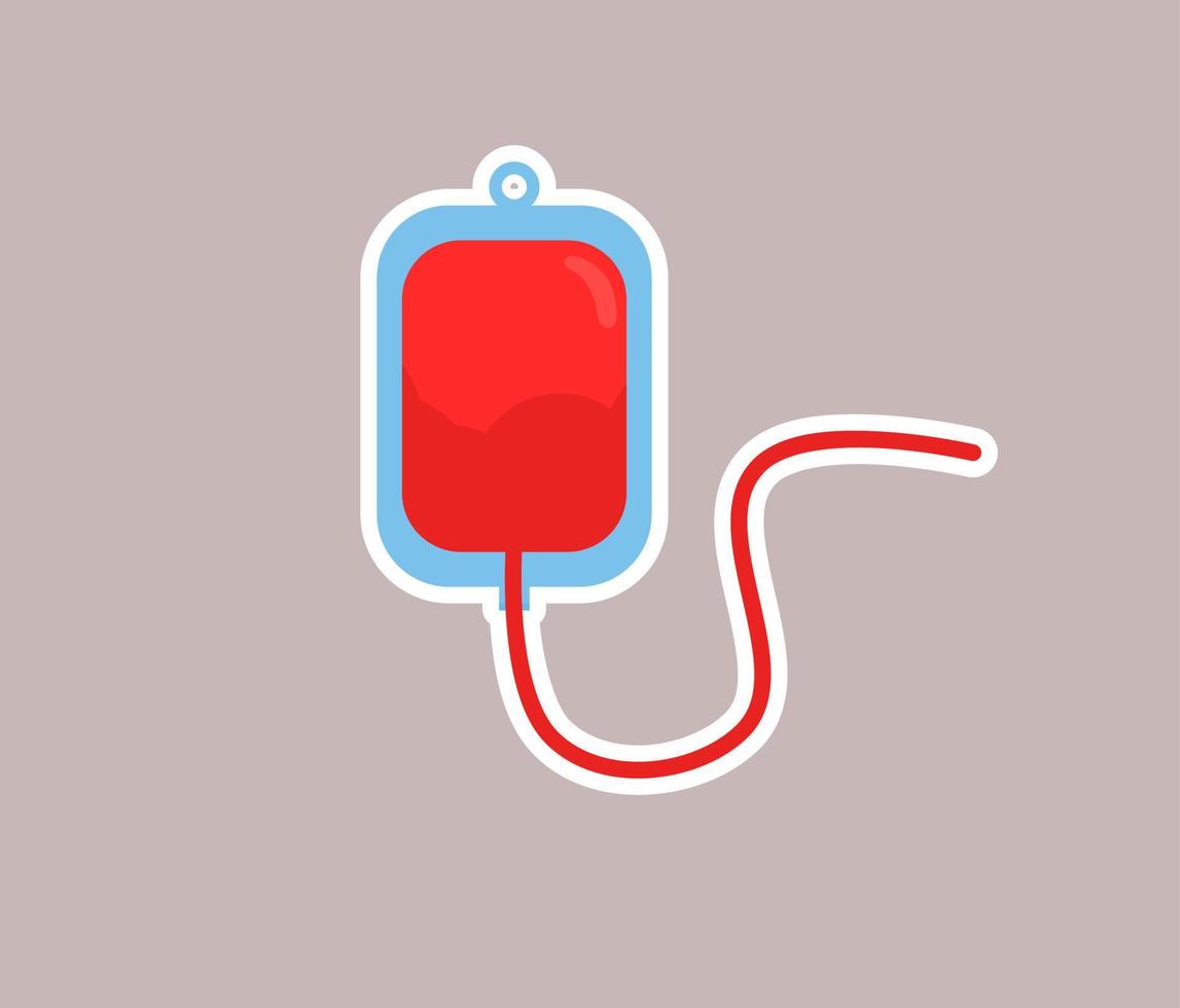 donante de sangre elemento objeto diseño clipart vector