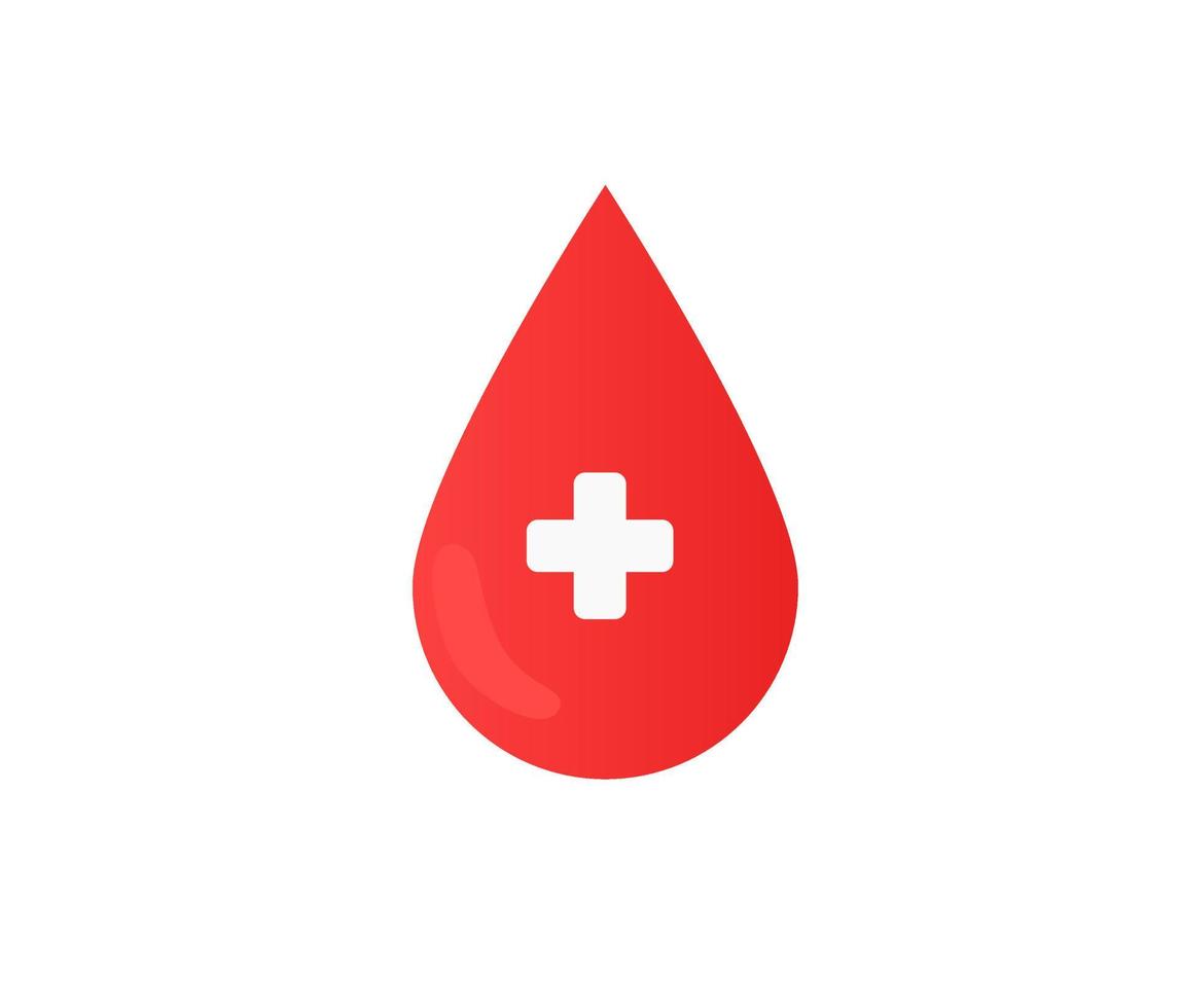 blood donor element object design vector