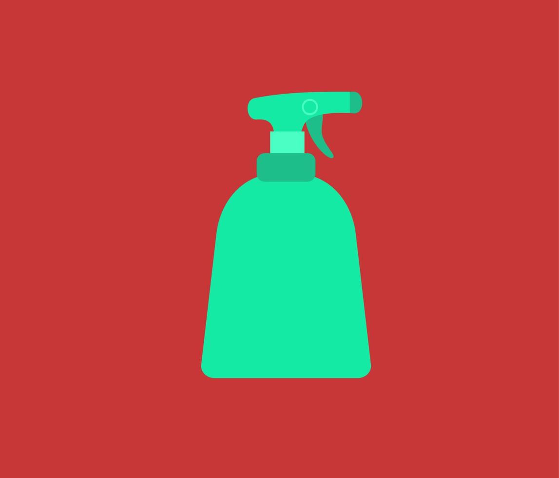 ilustración de equipo de higiene de aerosol desinfectante aislado vector