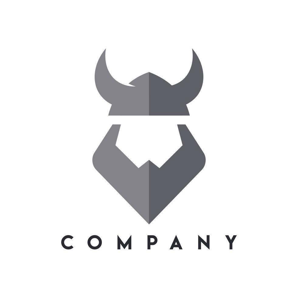 Viking Head Logo vector