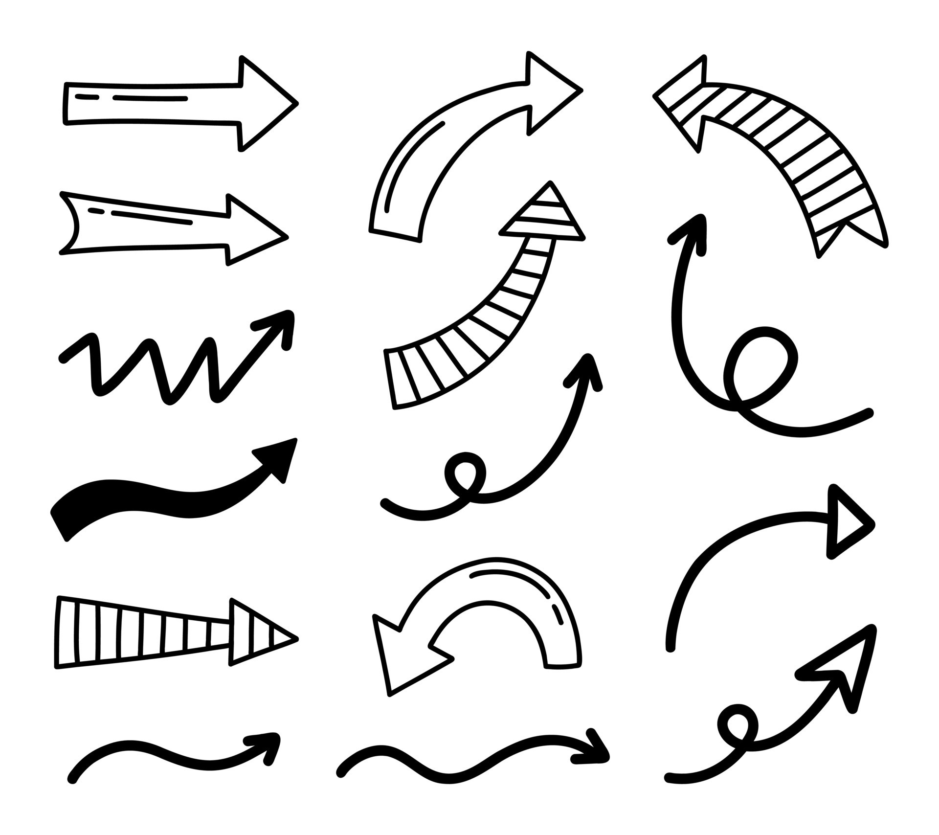 Doodle Arrow Vector