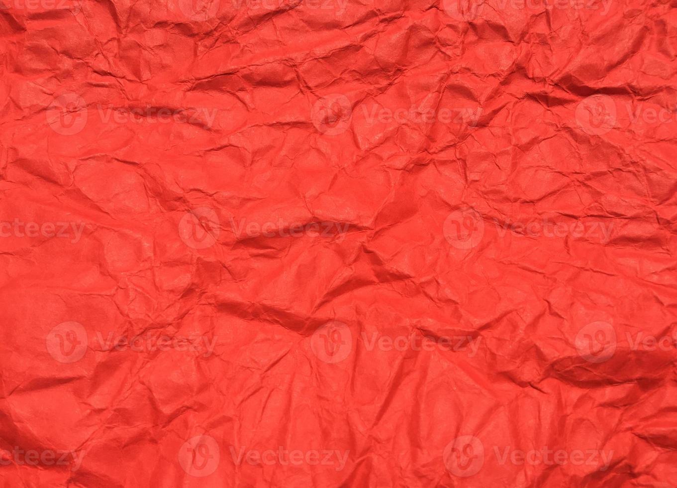 Red crumpled paper texture background for Design. Wallpaper  for copy space photo
