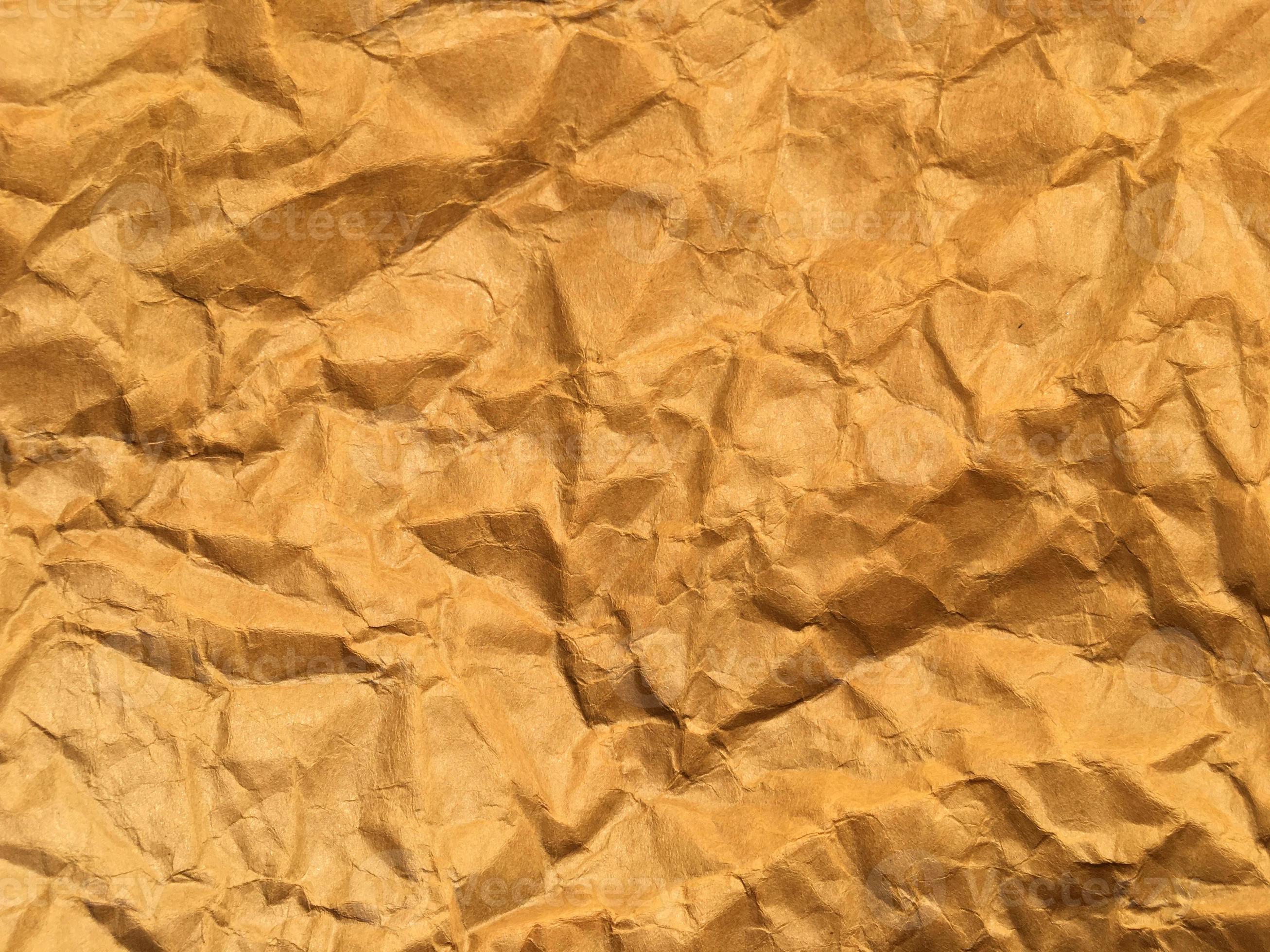 Old brown crumpled paper background with copy space for Design. Closeup  view 13072611 Stock Photo at Vecteezy