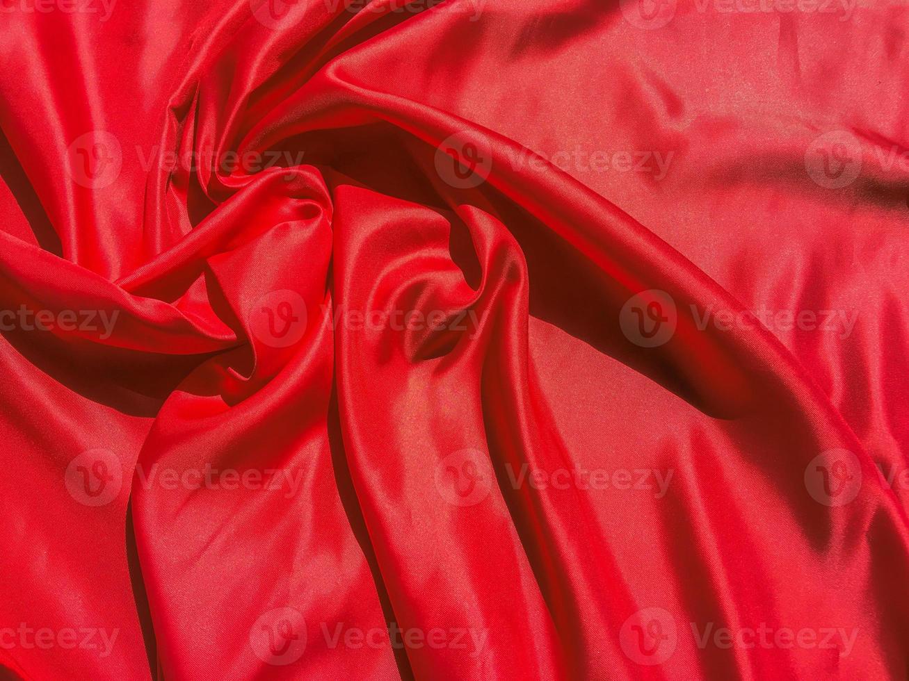 Texture of red Wrinkles fabric for background. Valentines Day or Christmas Day wallpaper design photo