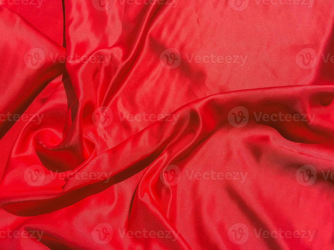 Red fabric texture for backgroundwith coy space. Valentines Day or Christmas Day wallpaper design photo