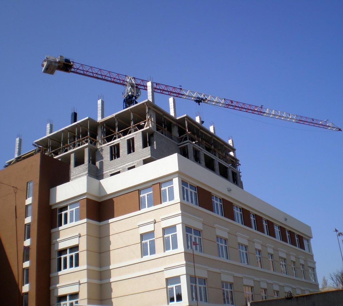 Construction of housing complex in Melitopol photo