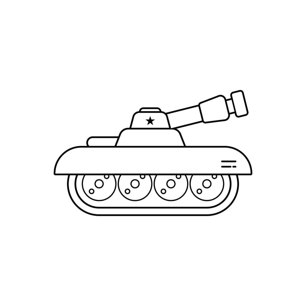 plantillas de diseño de vectores de iconos de tanques