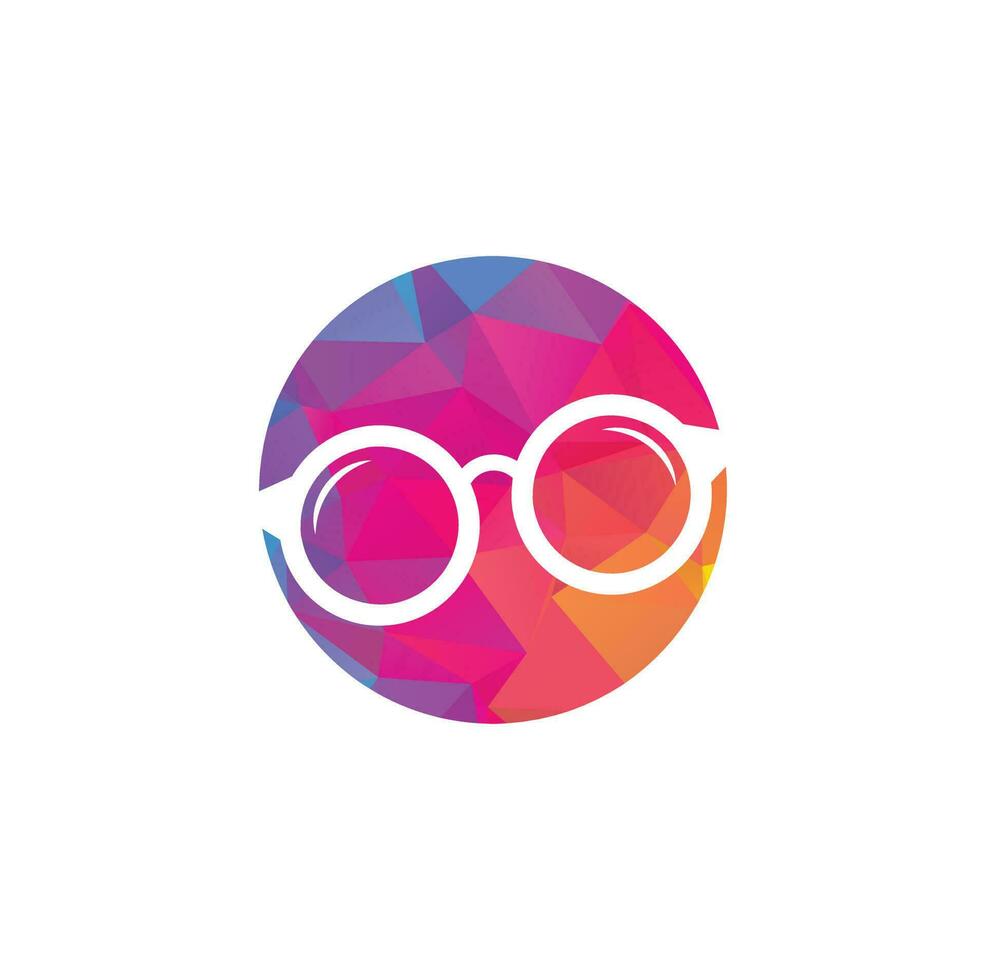 Glasses Logo Design. spectacles icon design template vector. vector