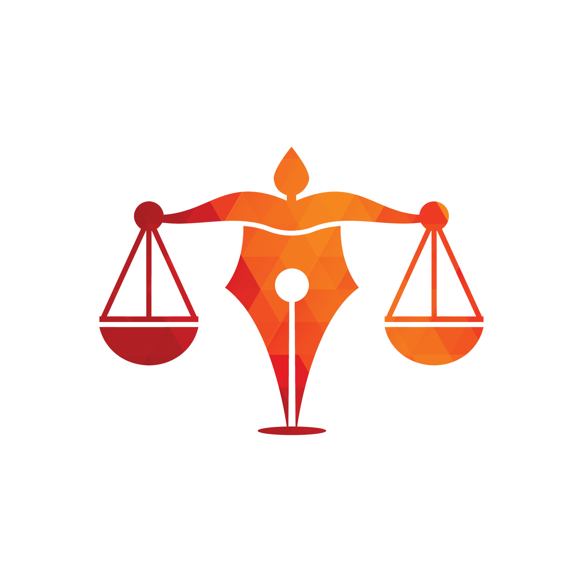 Law Logo Vector With Judicial Balance Symbolic Of Justice Scale In A Pen  Nib Stock Illustration - Download Image Now - iStock