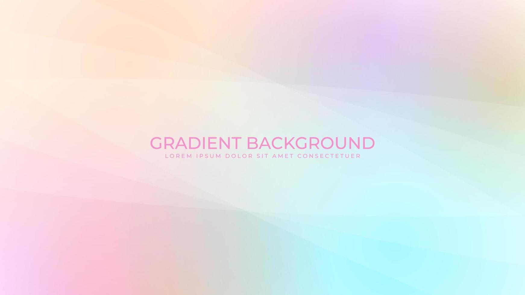 Gradient holographic background. Blurred texture effect vector
