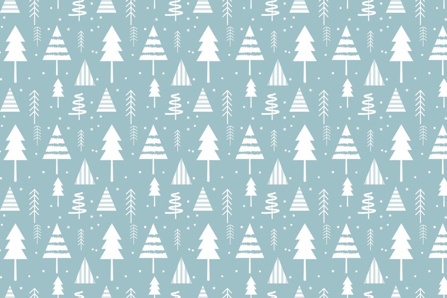 sencillo patrón navideño sin costuras con motivos geométricos. copos de nieve y círculos con diferentes adornos. magia naturaleza fantasía nevadas textura decoración diseño vector