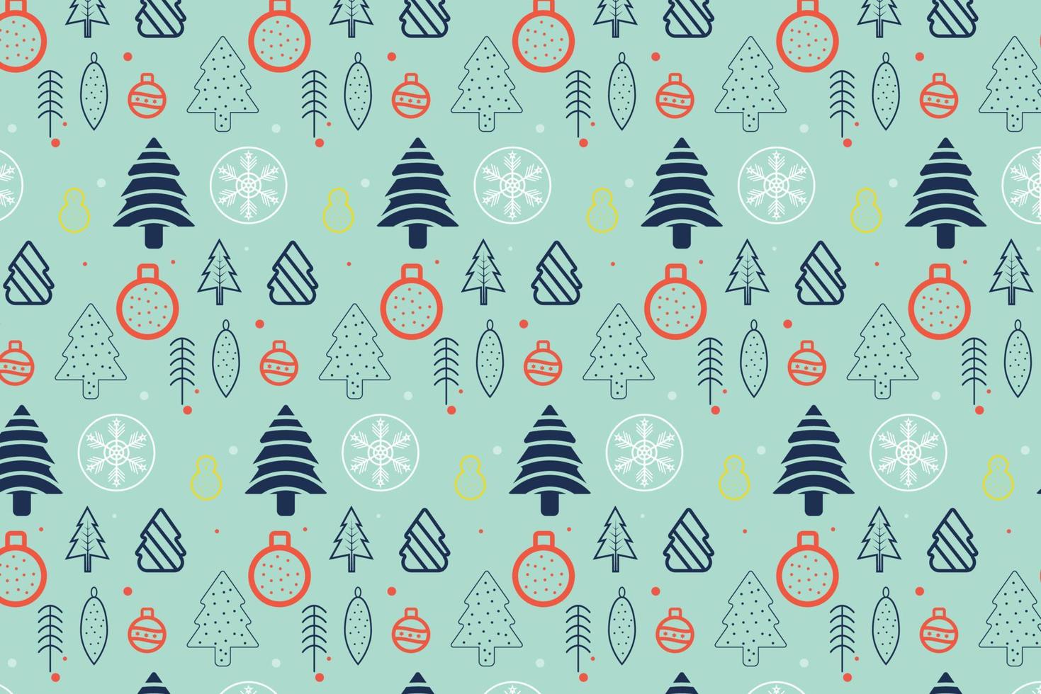 Winter seamless pattern with christmas trees, spruce woods on white background. Surface design for wrapping, giftwrap, textile, fabric, paperand scrapbook wallpaper vector