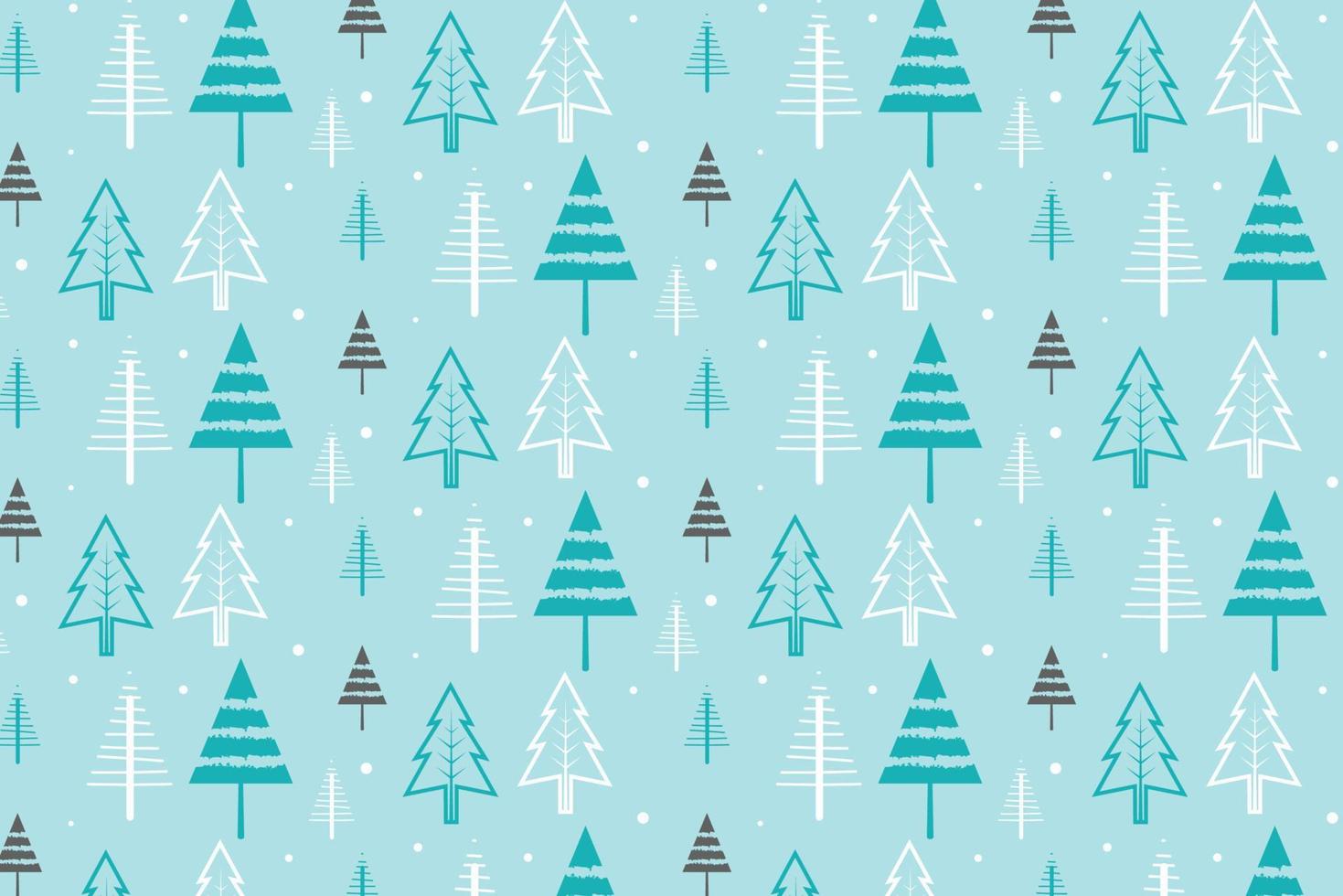 Simple Christmas seamless pattern with geometric motifs. Snowflakes and circles with different ornaments. Magic nature fantasy snowfall texture decoration design vector