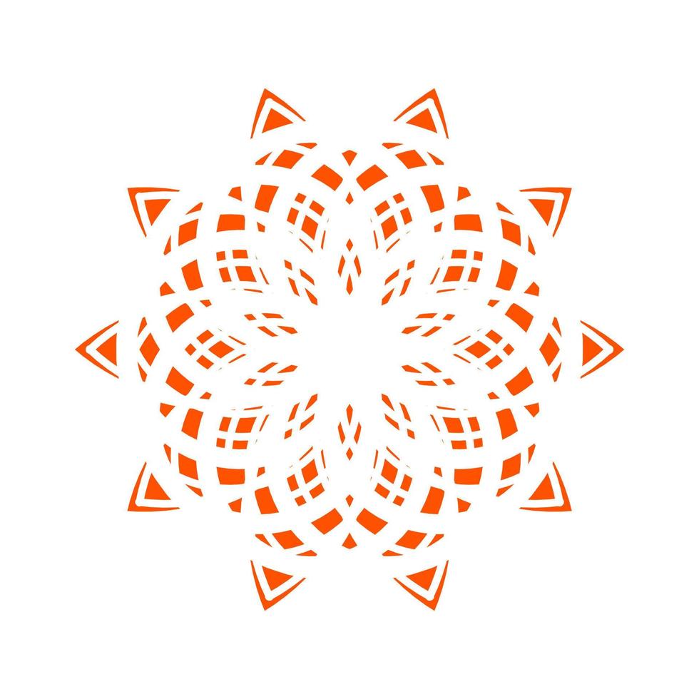 Circular pattern in form of mandala with flower. Round Pattern Mandala. Round backgrounds for the greeting cards, invitation, tattoo template, business style, cards or else. Vector illustration