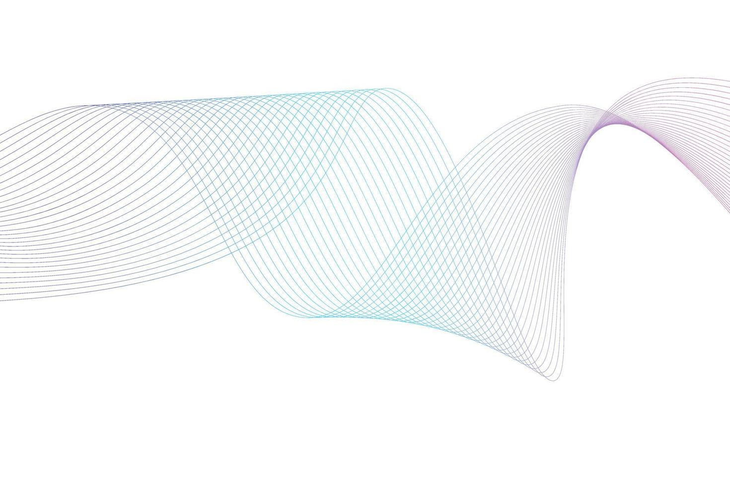 Modern colorful wavy line background Design. Multicolor wave curve abstract background for business, landing page, flyers, website, banner and presentation vector