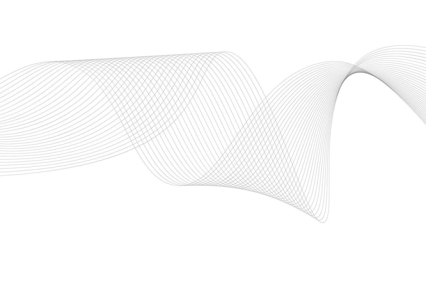 Abstract line wave white background. Modern wavy line abstract background vector