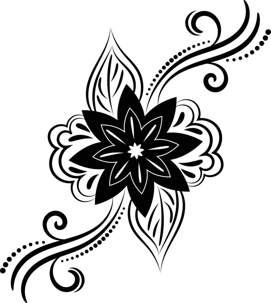 Vector Mehndi Ornament