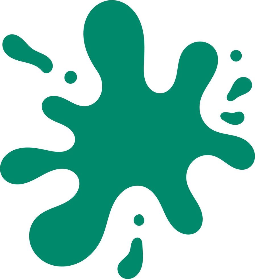 Green Color Paint Splash vector