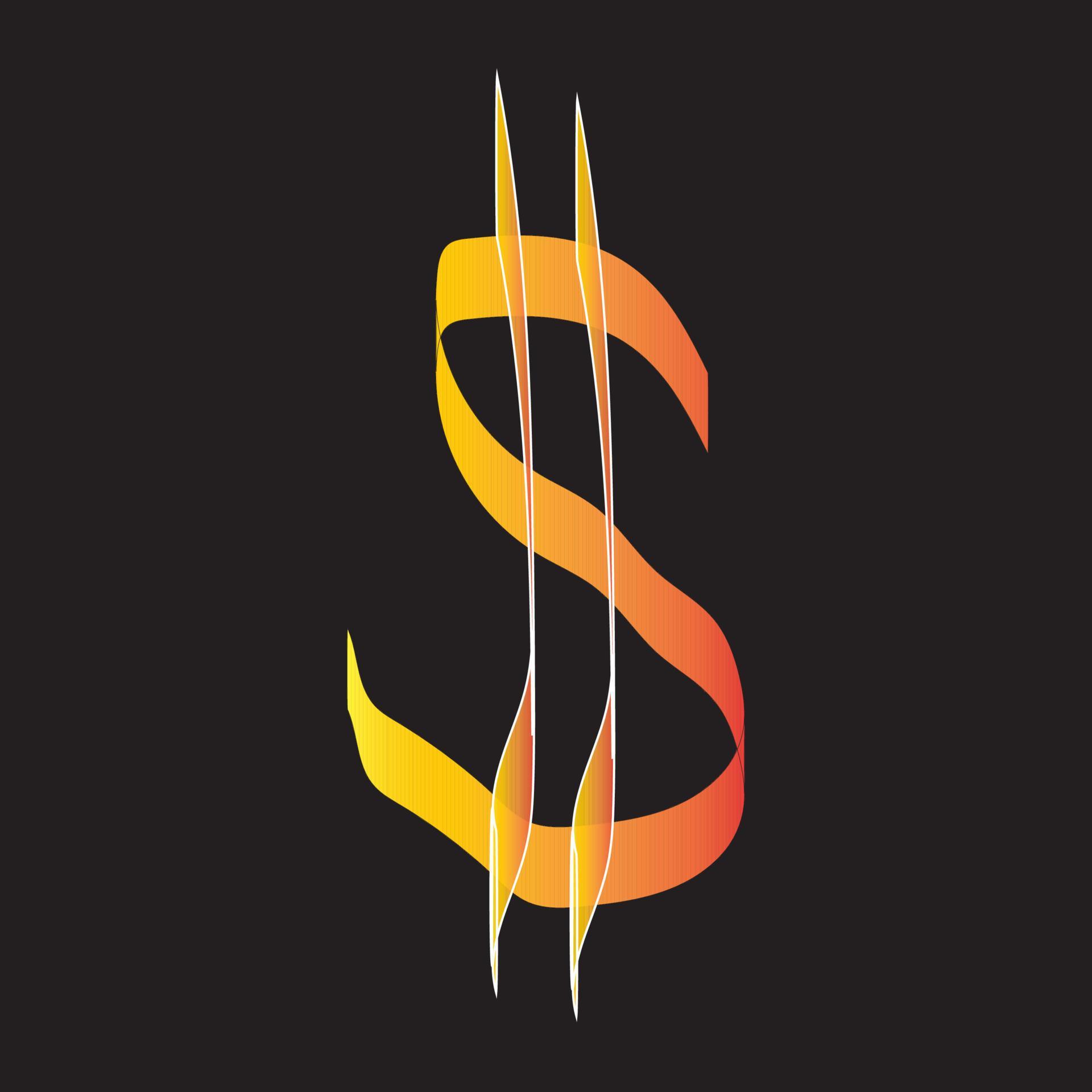 dollar sign vector illustration, dollar logo vector 13075331 Vector Art