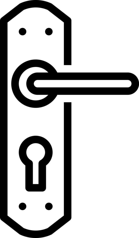 line icon for handle vector