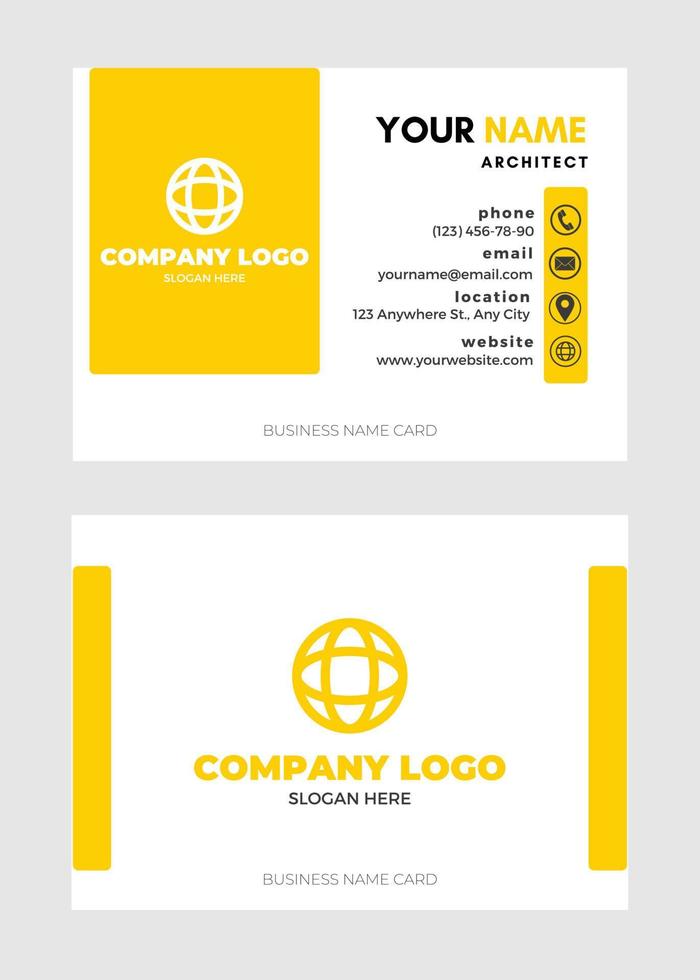 Set of  Modern and Creative Business Card Template vector
