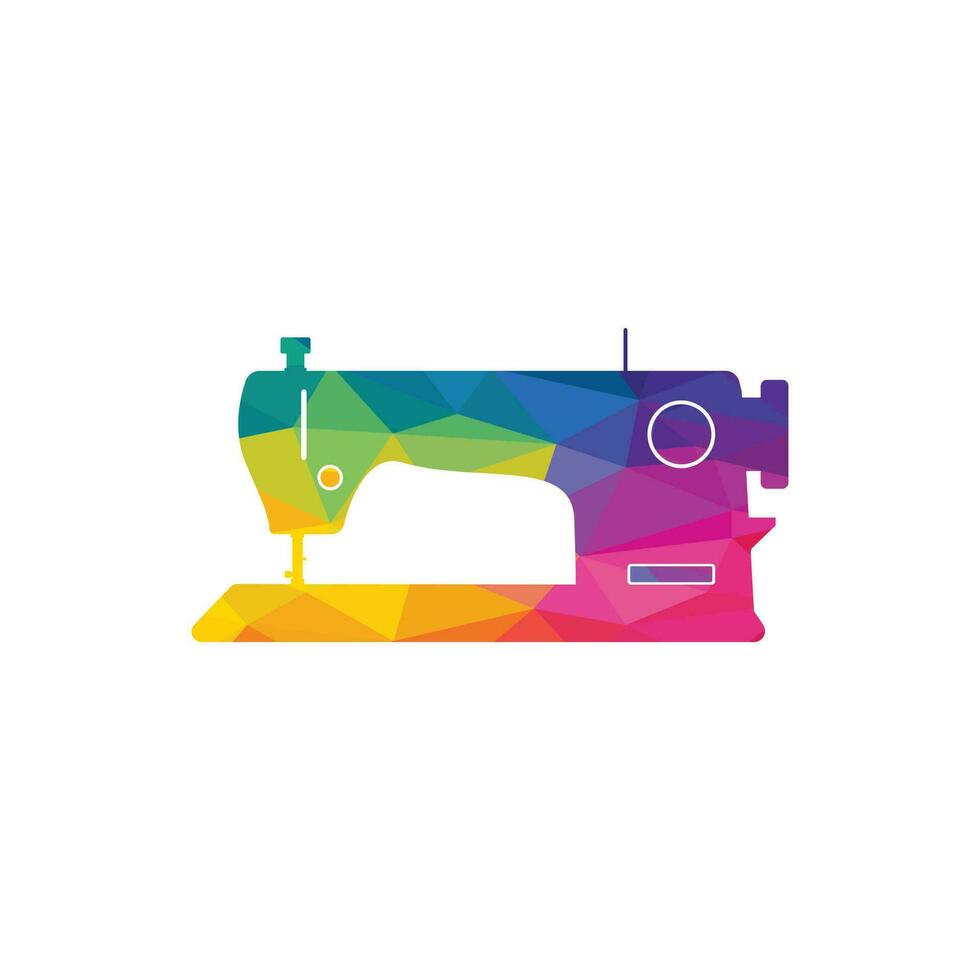 icono de la máquina de coser. ilustración simple del icono de la máquina de coser para el diseño web aislado sobre fondo blanco. vector