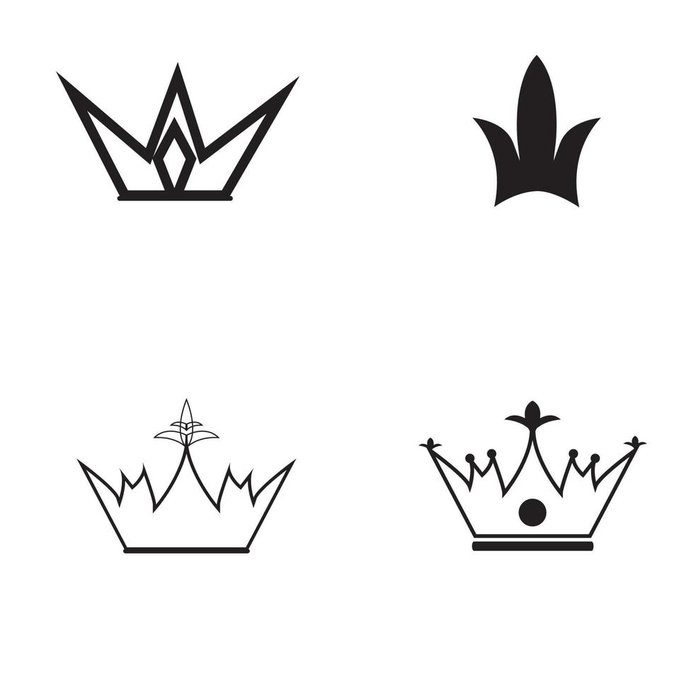 Crown Logo Template vector icon