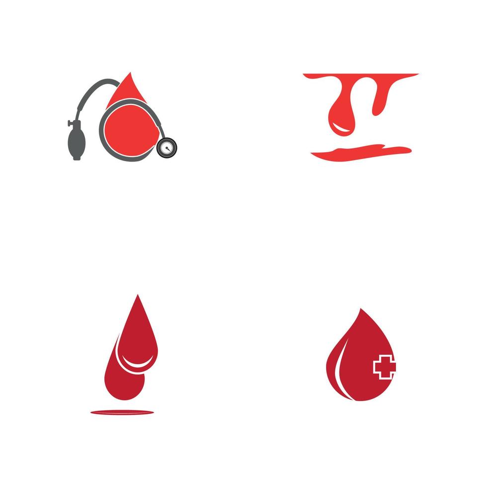 Blood drop donor vector icon