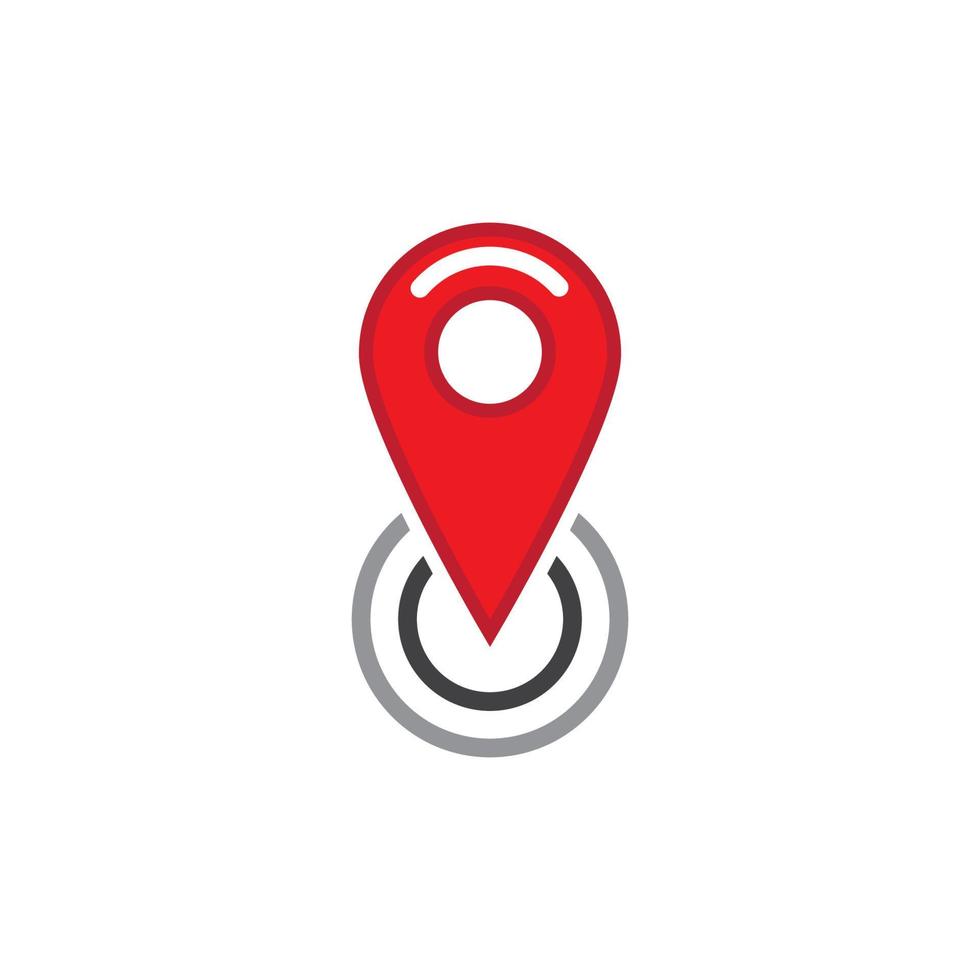 location icon Vector Illustration design Logo