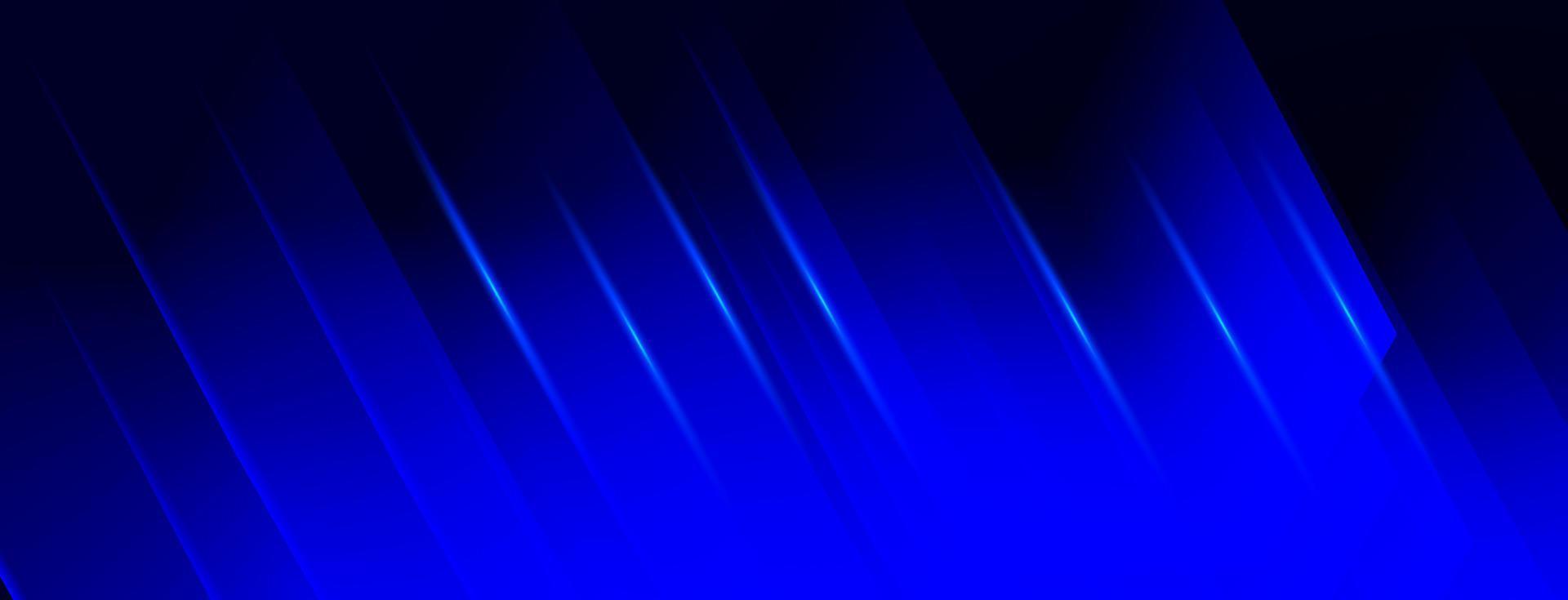 Futuristic motion Abstract blue color presentation template isolated vector