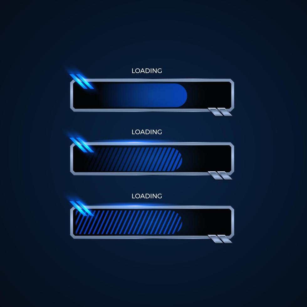 abstract modern geometric lower third banner template design for broadcasting, live, streaming, video template vector