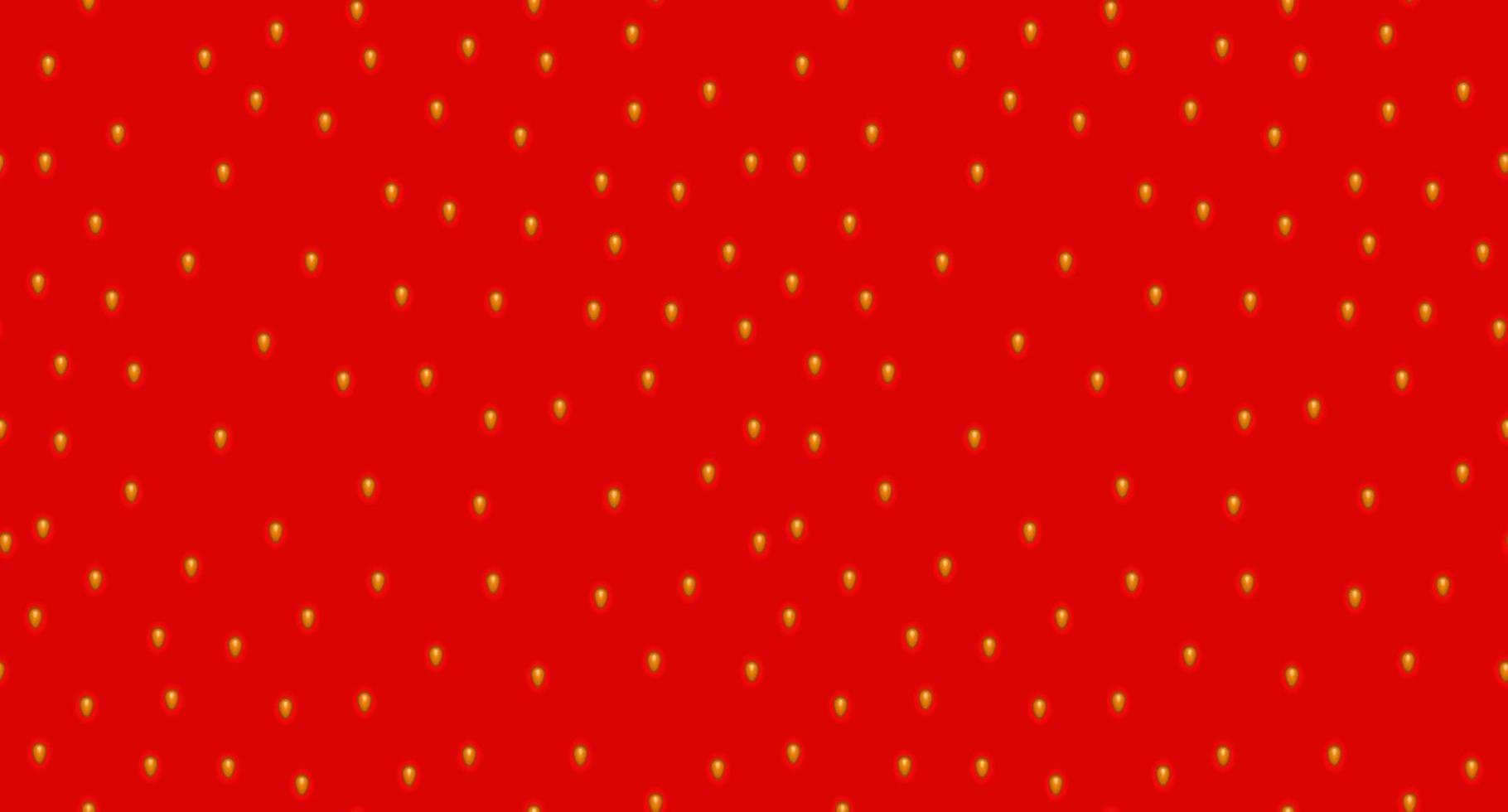 Strawberry texture seamless background. Fruit strawberry pattern with seeds. Vector seamless strawberry texture. Red pattern with berry and seeds. Close up of strawberry
