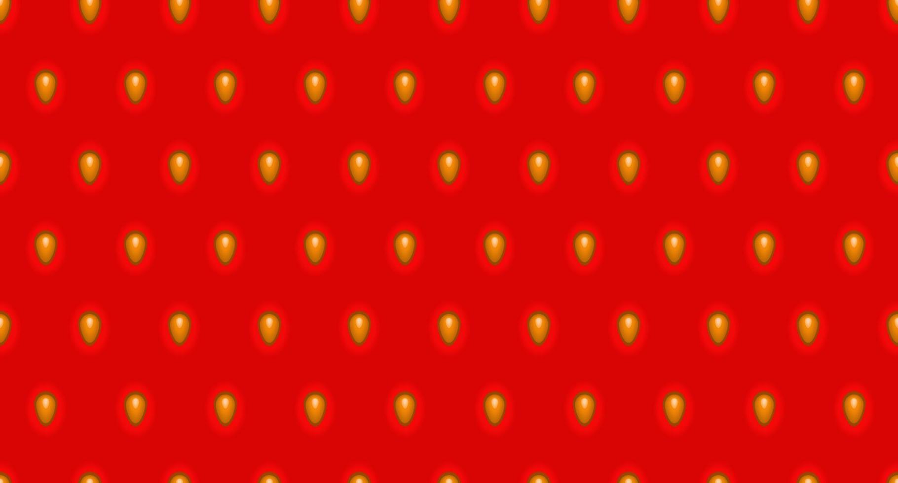 Strawberry texture seamless background. Fruit strawberry pattern with seeds. Vector seamless strawberry texture. Red pattern with berry and seeds. Close up of strawberry