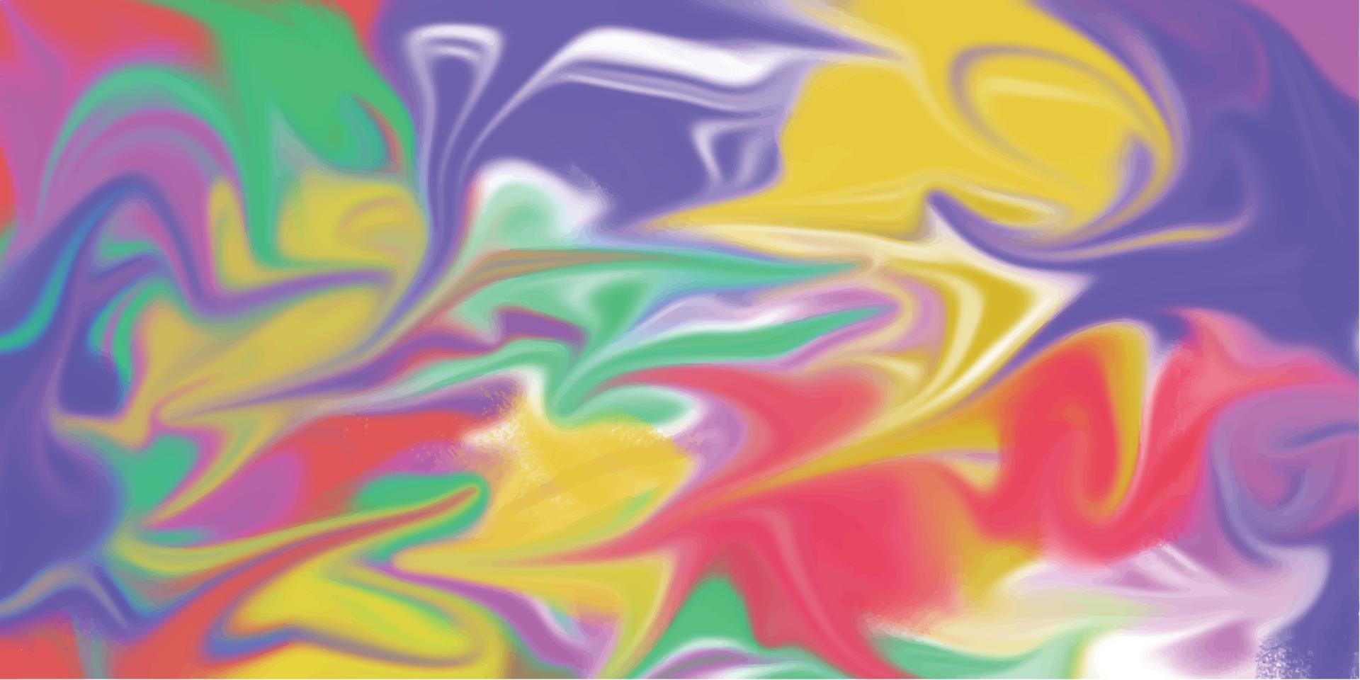 pintura al óleo abstracta colorida dibujada a mano vector