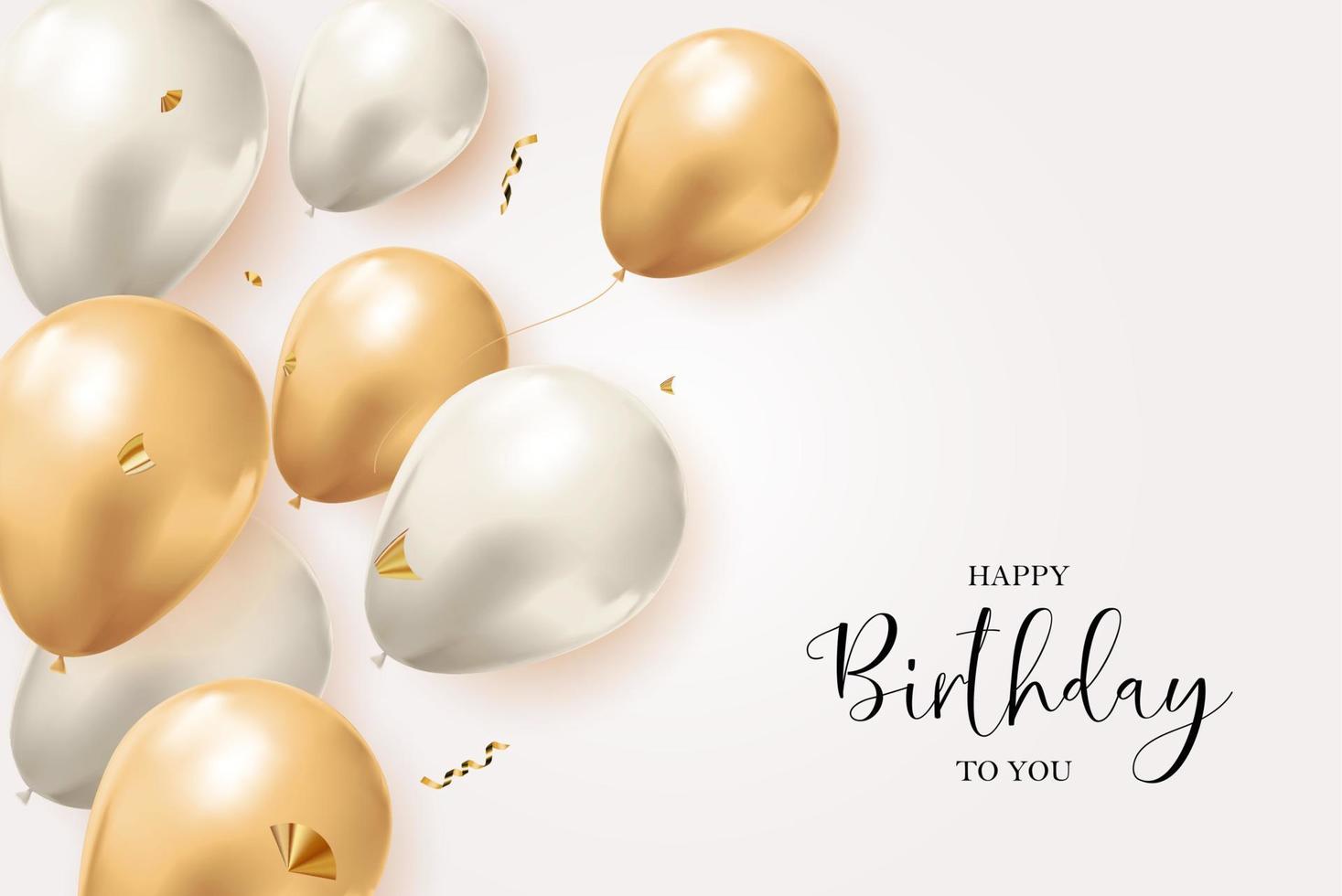 Party Holiday Birthday Background Vector Illustration