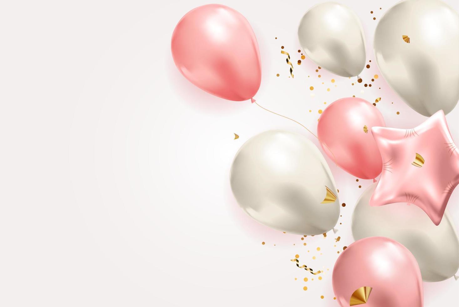 Party Holiday Birthday Background Vector Illustration