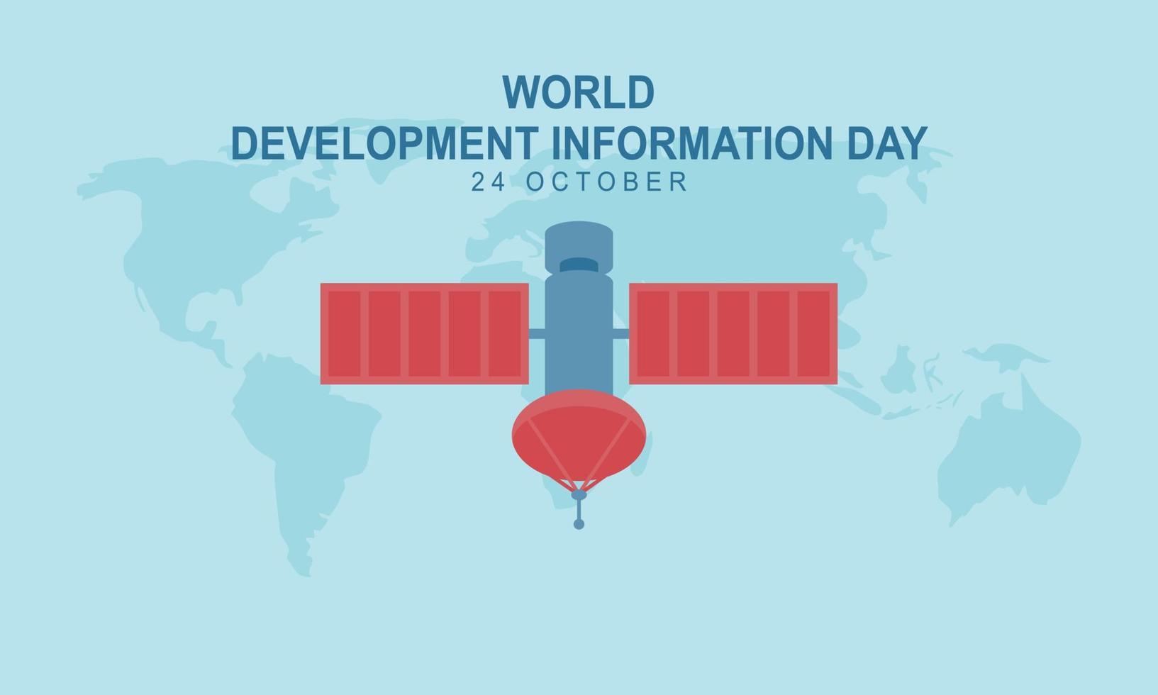 World Development Information Day. Technology Information icon illustration vector