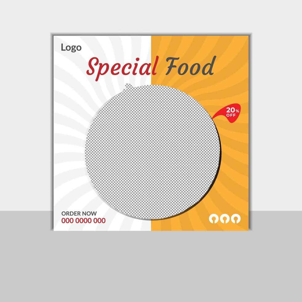 Food Design Template Noodles,Chicken,French fries Vector template,