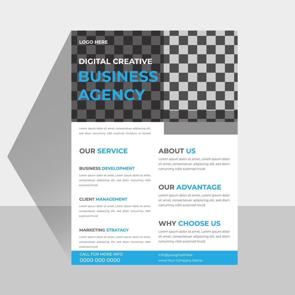 Professional Business Flyer Design Vector