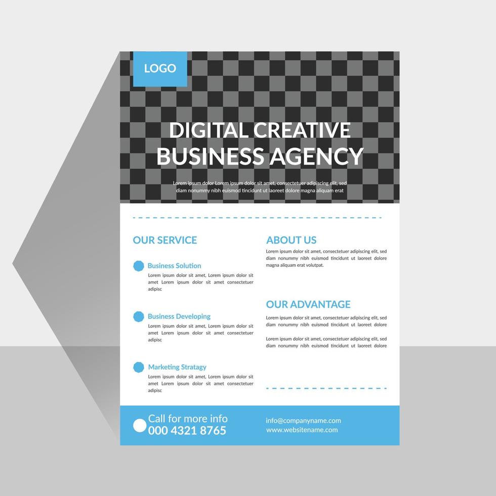 Professional Business Flyer Design Vector