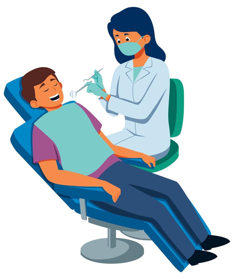 Dentist at Work vector