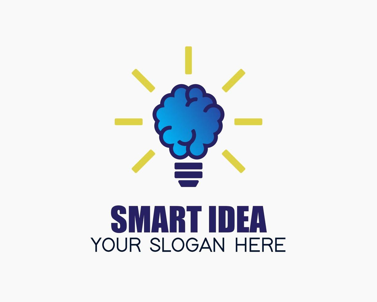 brain technology design template. brain illustration vector