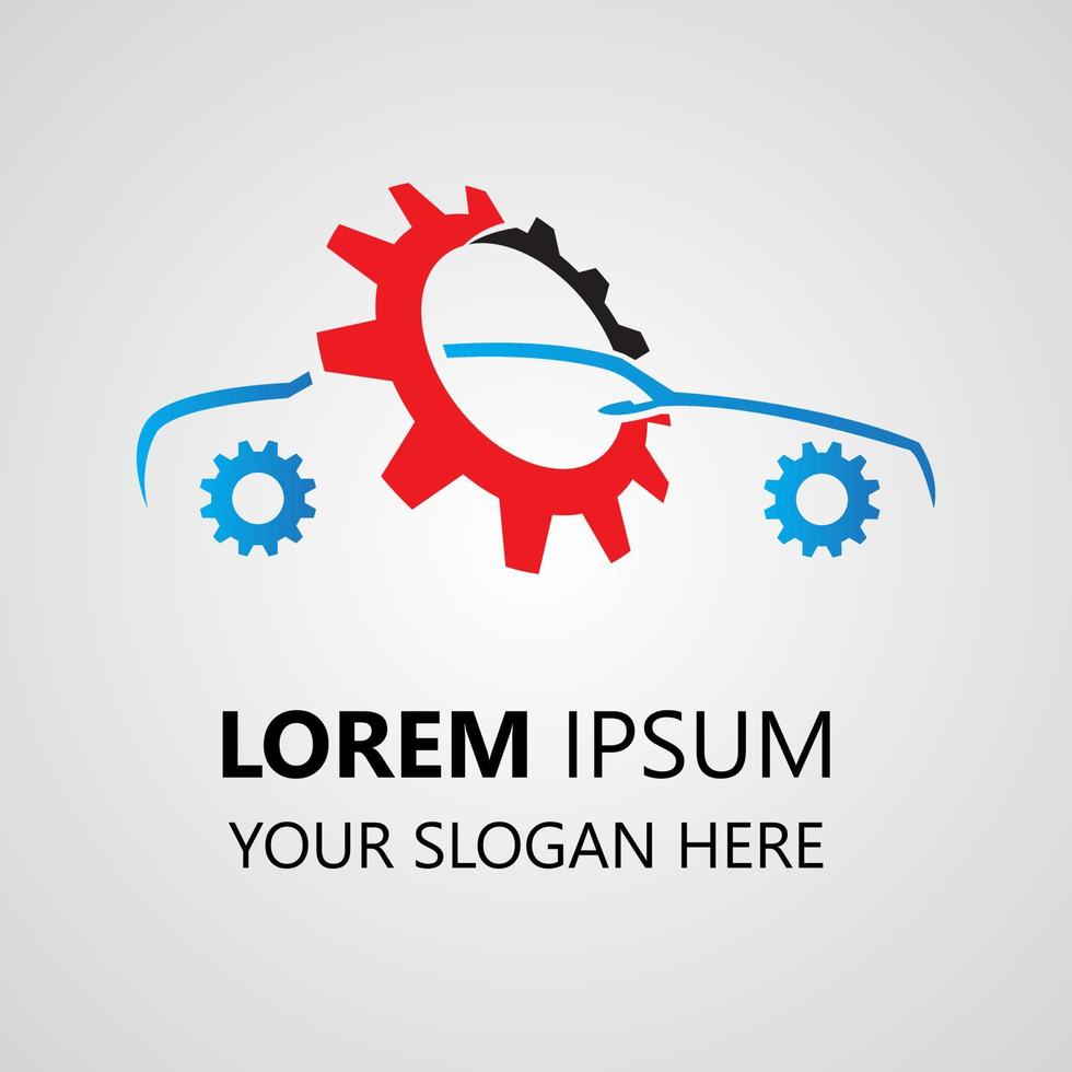 mechanic logo design vector