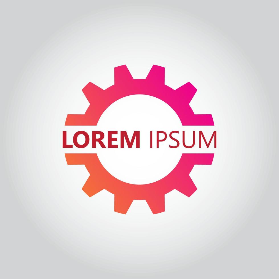 mechanic logo design vector
