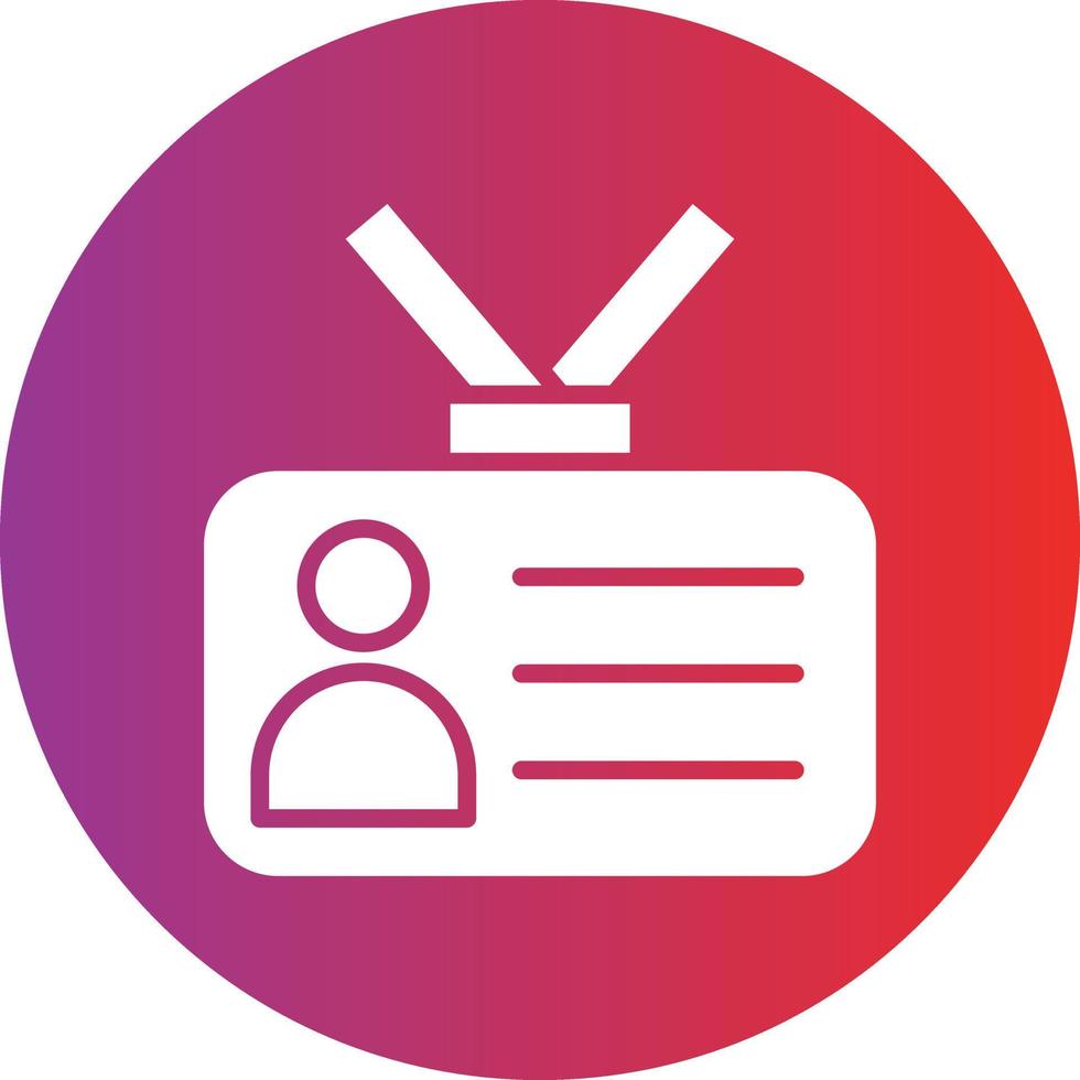 Student Card Icon Style vector